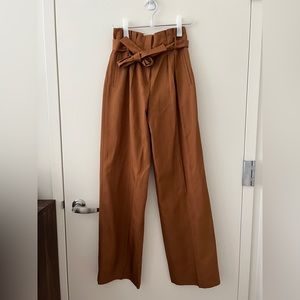 sezane Arthur pant FR size 36 color coffee